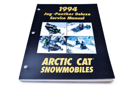 New OEM 2255-003 1994 Arctic Cat Snowmobiles Jag-Panther Deluxe Service Manual NOS
