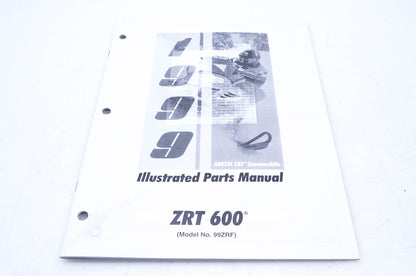 New OEM Arctic Cat 2256-034 1999 Illustrated Parts Manual ZRT 600 NOS