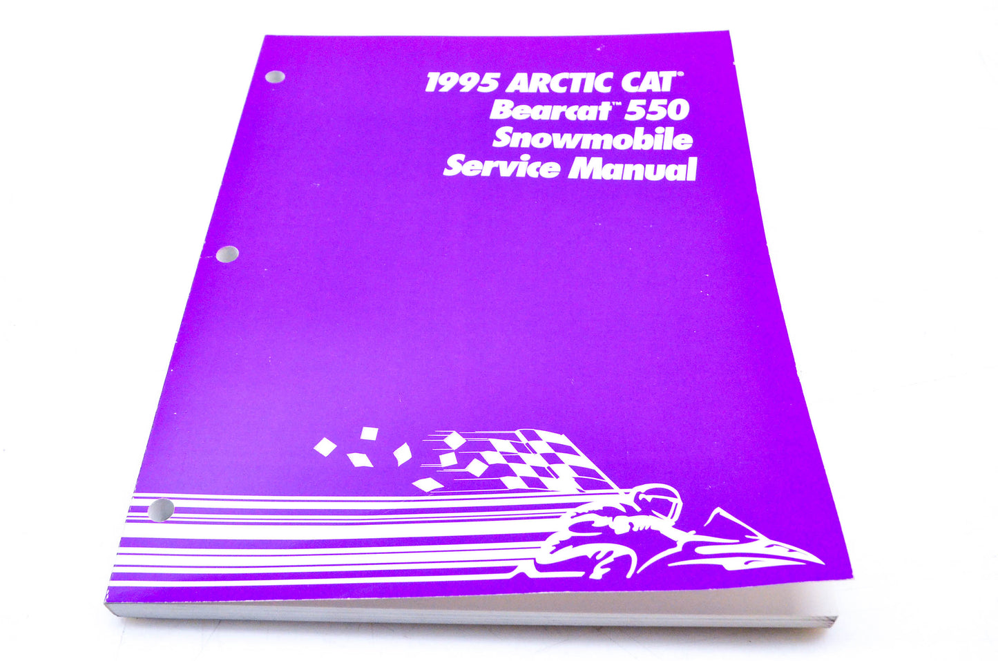 New OEM 2255-128 1995 Arctic Cat Bearcat 550 Snowmobile Service Manual NOS