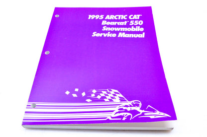 New OEM 2255-128 1995 Arctic Cat Bearcat 550 Snowmobile Service Manual NOS