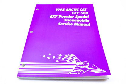 New OEM Arctic Cat 2255-137 1995 EXT 580 EXT Powder Special Snowmobile Service Manual NOS