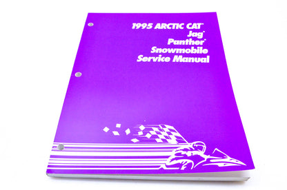 New OEM 2255-129 1995 Arctic Cat Jag Panther Snowmobile Service Manual NOS
