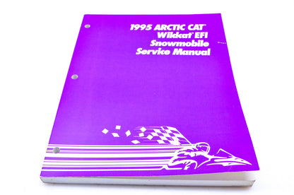 New OEM 2255-134 1995 Arctic Cat Wildcat EFI Snowmobile Service Manual NOS