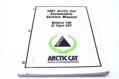 New OEM Arctic Cat 2254-646 1991 Arctic Cat Snowmobile Service Manual NOS