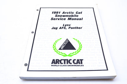 New OEM Arctic Cat 2254-644 1991 Arctic Cat Snowmobile Service Manual NOS