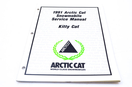 New OEM Arctic Cat 2254-642 1991 Arctic Cat Snowmobile Service Manual NOS