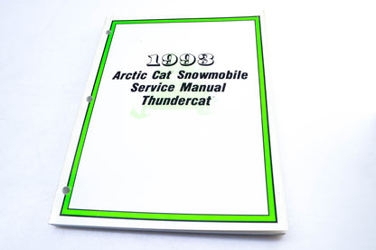 New OEM 2254-831 1993 Arctic Cat Snowmobile Service Manual Thundercat NOS