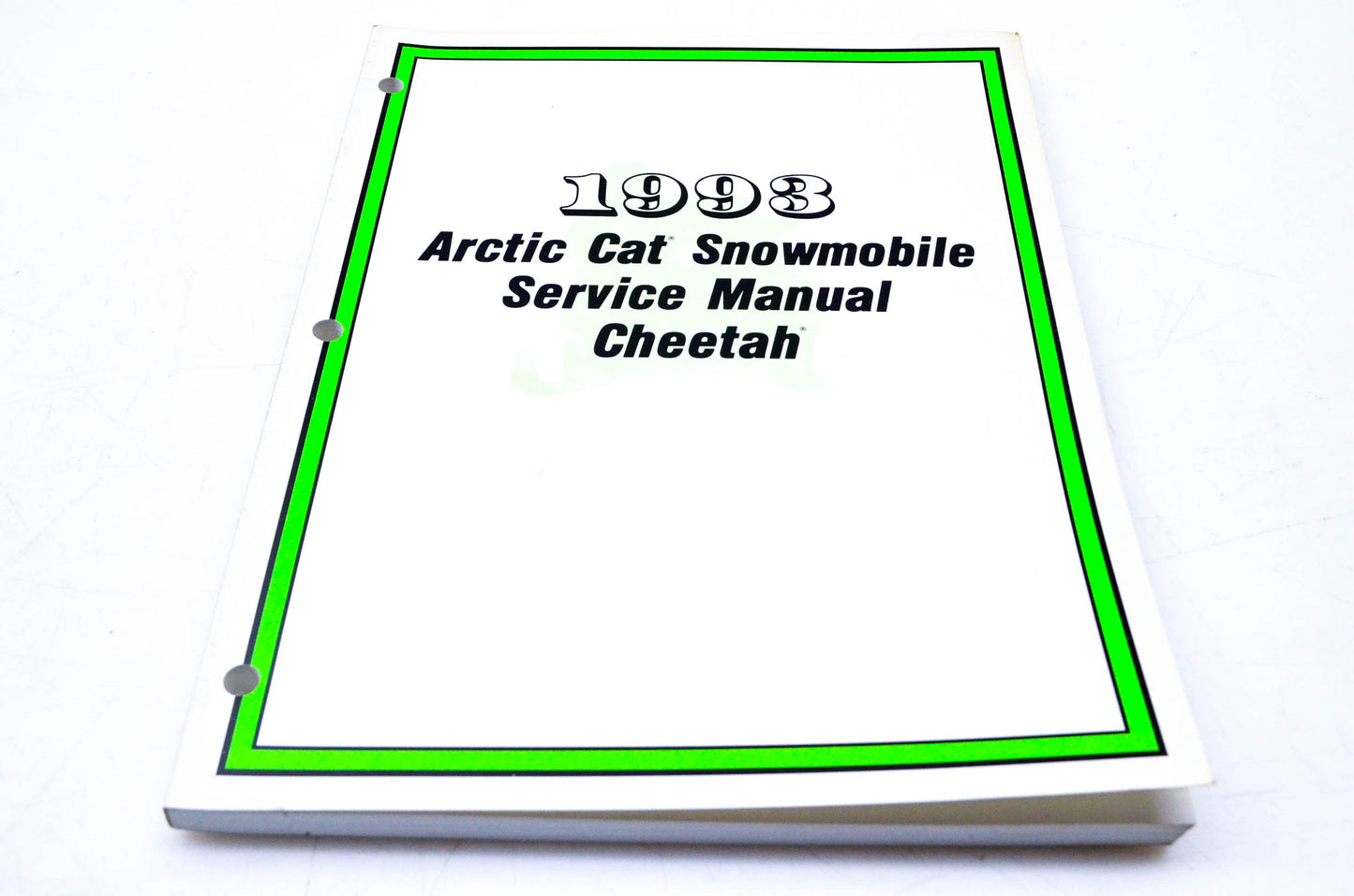 New OEM Arctic Cat 2254-829 1993 Arctic Cat Snowmobile Service Manual Cheetah NOS