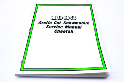 New OEM Arctic Cat 2254-829 1993 Arctic Cat Snowmobile Service Manual Cheetah NOS
