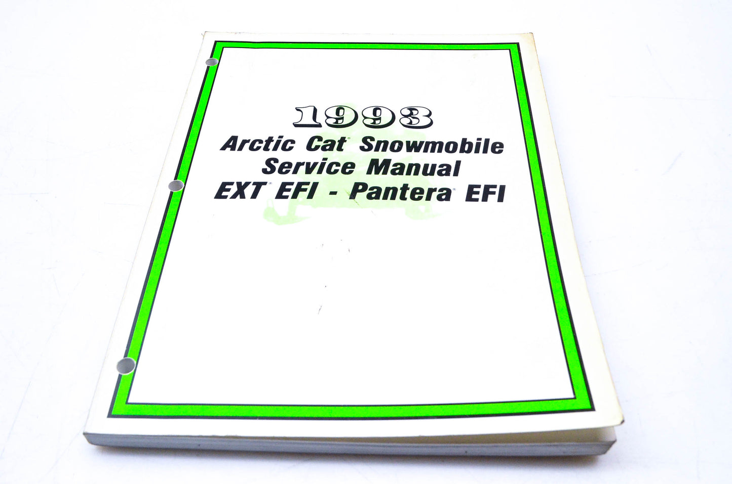 New OEM 2254-828 1993 Arctic Cat Snowmobile Service Manual EXT EFI-Pantera EFI NOS