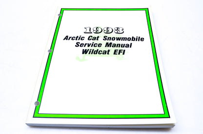 New OEM 2254-879 1993 Arctic Cat Snowmobile Service Manual Wildcat EFI NOS