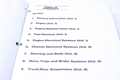 New OEM Arctic Cat 2257-149 2005 Arctic Cat Snowmobile Service Manual Volume 2 NOS