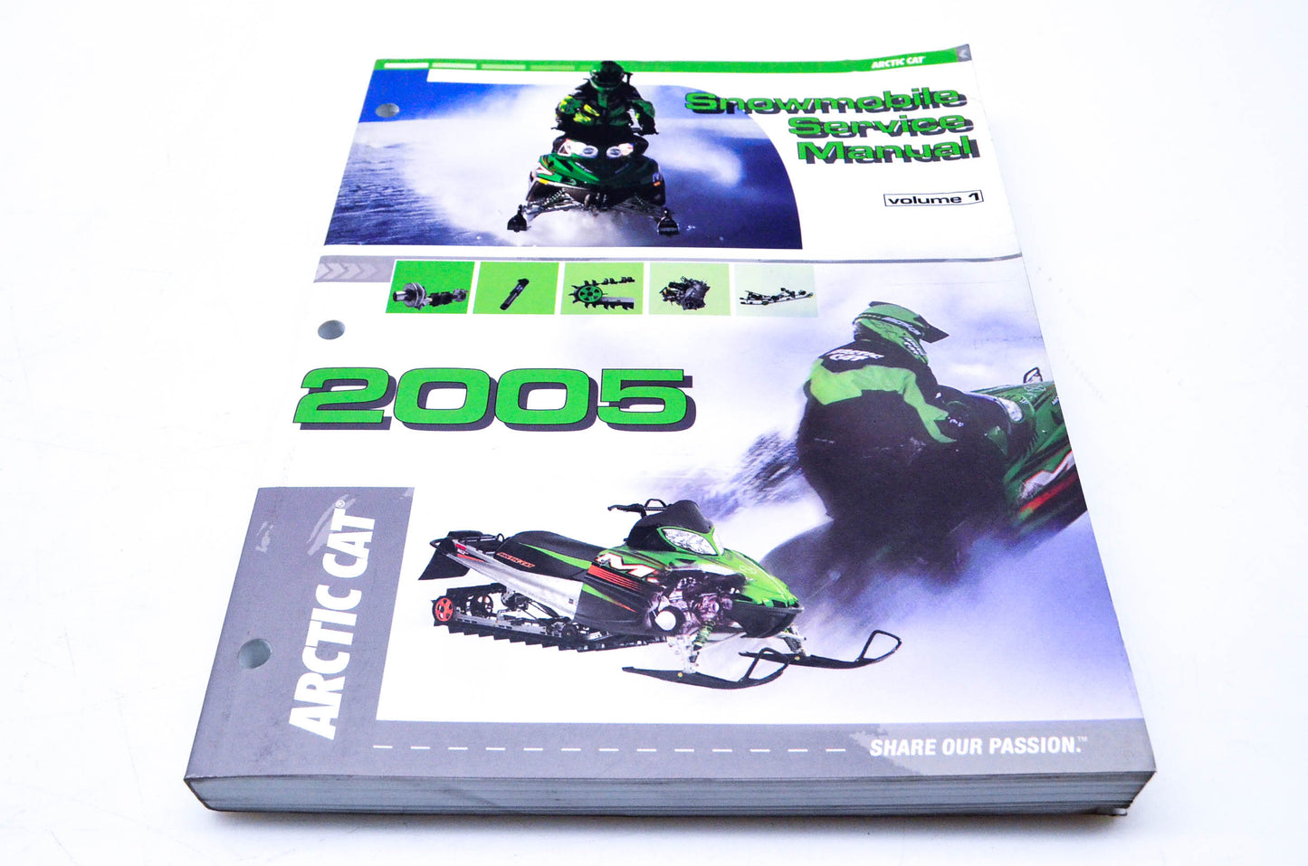 New OEM Arctic Cat 2257-148 2005 Arctic Cat Snowmobile Service Manual Volume 1 NOS
