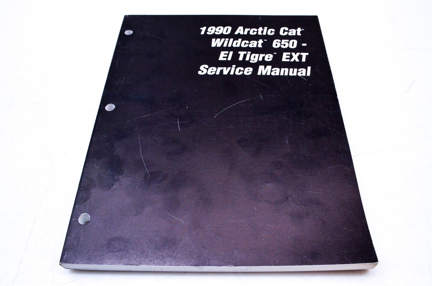 New OEM 2254-577 1990 Arctic Cat Wildcat 650-El Tigre EXT Service Manual NOS