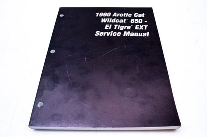 New OEM 2254-577 1990 Arctic Cat Wildcat 650-El Tigre EXT Service Manual NOS