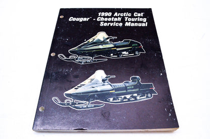 New OEM 2254-575 1990 Arctic Cat Cougar-Cheetah Touring Service Manual NOS