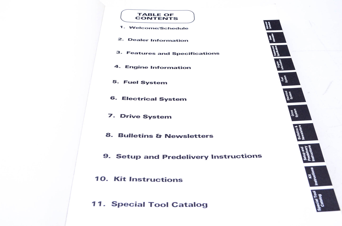 OEM Arctic Cat 2255-920 1998 Tigershark Service Training Manual