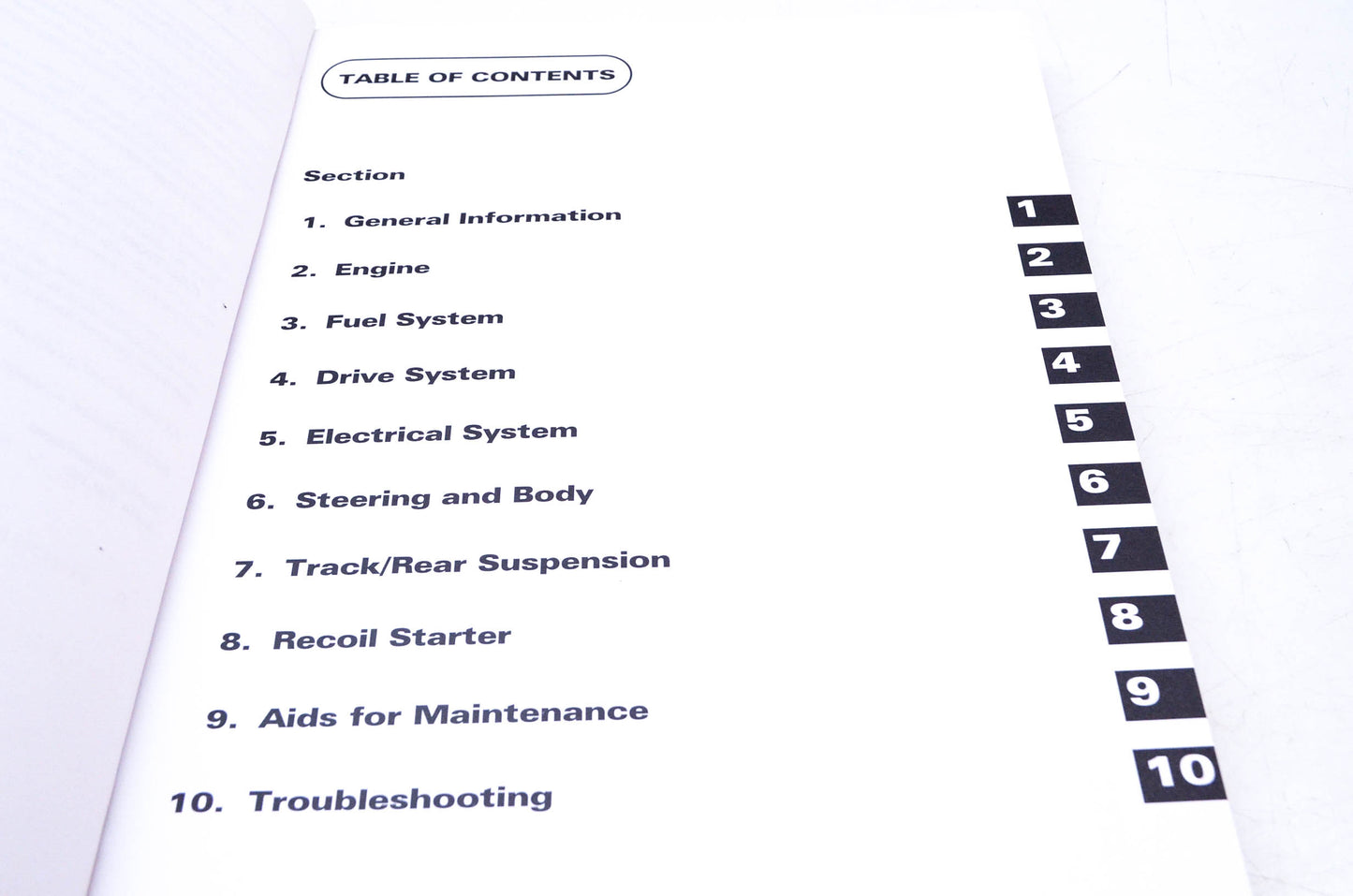 New OEM Arctic Cat 2255-941 1999 Service Manual Pantera 580 EFI, Powder Special 500/600 EFI Models NOS