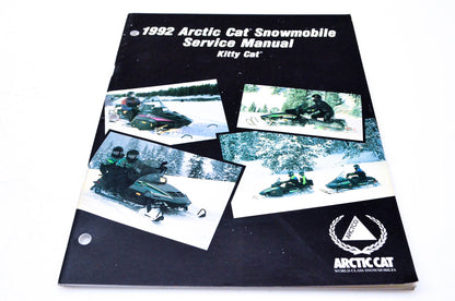 New OEM Arctic Cat 2254-728 1992 Arctic Cat Snowmobile Service Manual Kitty Cat NOS