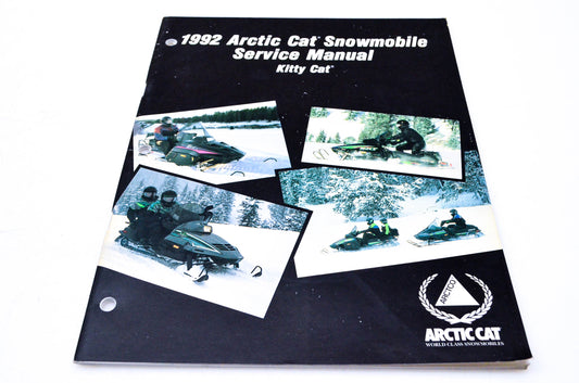 New OEM Arctic Cat 2254-728 1992 Arctic Cat Snowmobile Service Manual Kitty Cat NOS