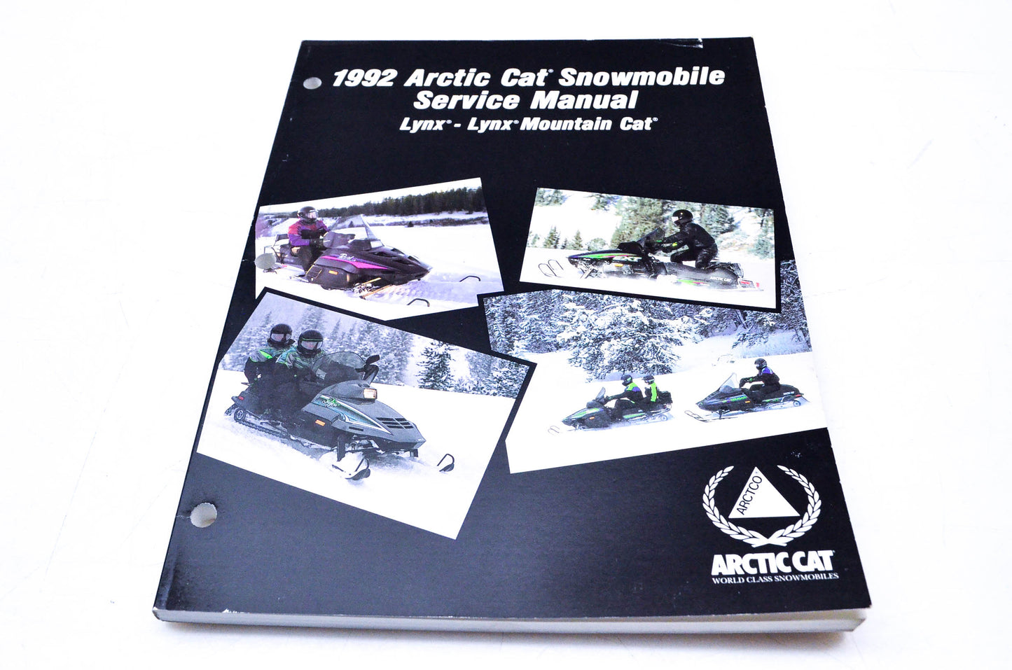 OEM 2254-735 1992 Arctic Cat Snowmobile Service Manual Lynx-Lynx Mountain Cat NOS