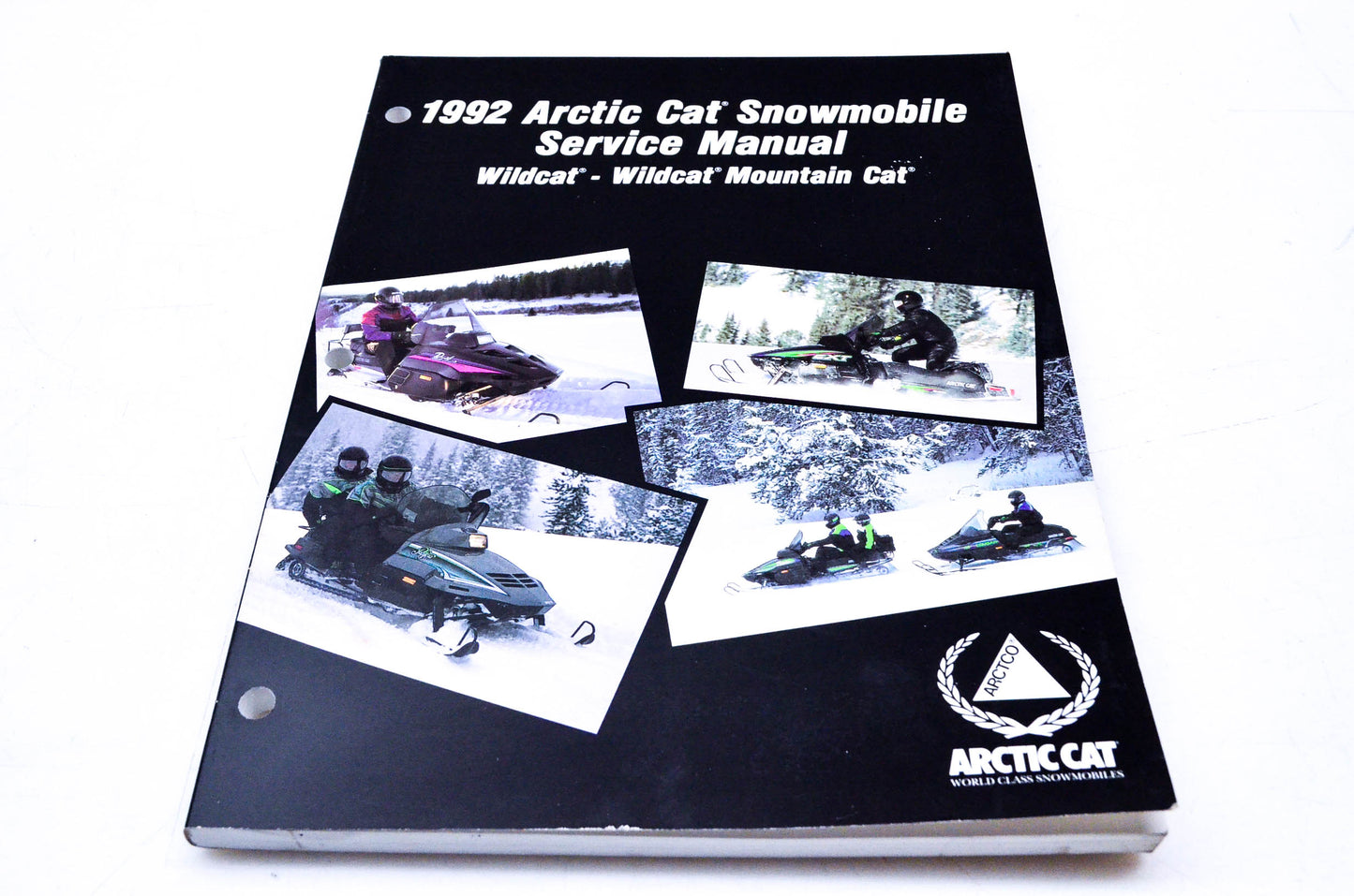 New OEM Arctic Cat 2254-734 1992 Service Manual Wildcat-Wildcat Mountain Cat NOS