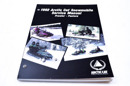 New OEM 2254-732 1992 Arctic Cat Snowmobile Service Manual Prowler-Pantera NOS