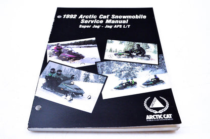 OEM Arctic Cat 2254-731 1992 Snowmobile Service Manual Super Jag-Jag AFS L/T NOS