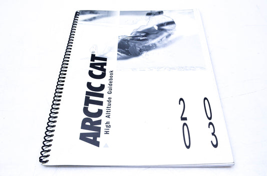 New OEM Arctic Cat 2256-803 2003 Arctic Cat High Altitude Guidebook NOS