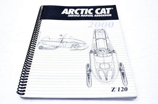 New OEM Arctic Cat 2256-253 2000 Arctic Cat Service Manual Addendum Z 120 NOS