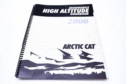 New OEM Arctic Cat 2256-260 2000 Arctic Cat Snowmobile High Altitude Guidebook NOS