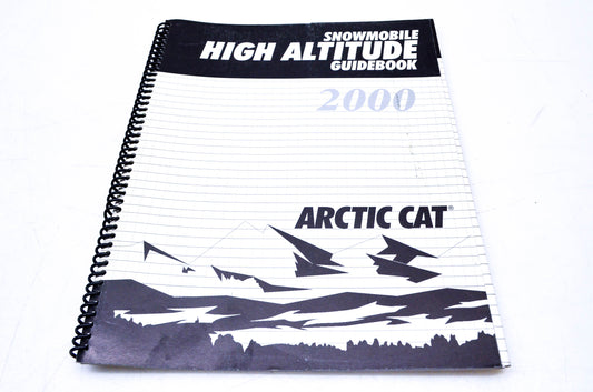 New OEM Arctic Cat 2256-260 2000 Arctic Cat Snowmobile High Altitude Guidebook NOS