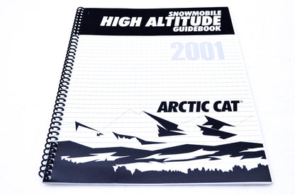 New OEM Arctic Cat 2256-354 2001 Arctic Cat Snowmobile High Altitude Guidebook NOS
