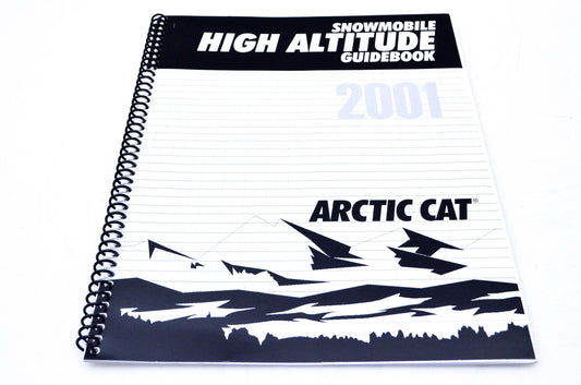 New OEM Arctic Cat 2256-354 2001 Arctic Cat Snowmobile High Altitude Guidebook NOS