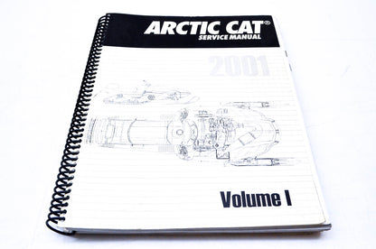 New OEM Arctic Cat 2256-347 2001 Arctic Cat Service Manual Volume 1 NOS