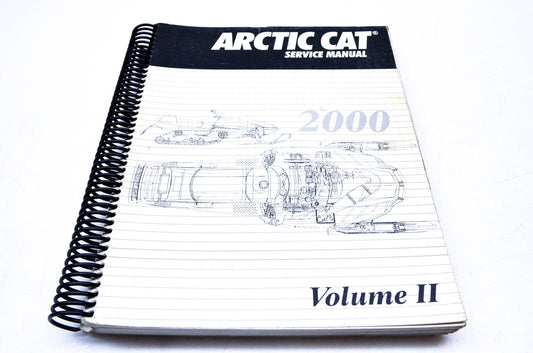 New OEM Arctic Cat 2256-249 2000 Arctic Cat Service Manual Volume 2 NOS