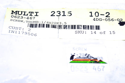 New OEM Arctic Cat 0623-467 Thumb Screw 1/4x20x3.5 NOS