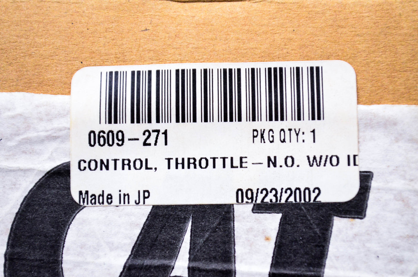 New OEM Arctic Cat 0609-271 Throttle Control N.O. w/o Idle NOS