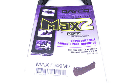 Dayco 1049, MAX1049, MAX1049M2 MAX2 Snowmobile Belt NOS