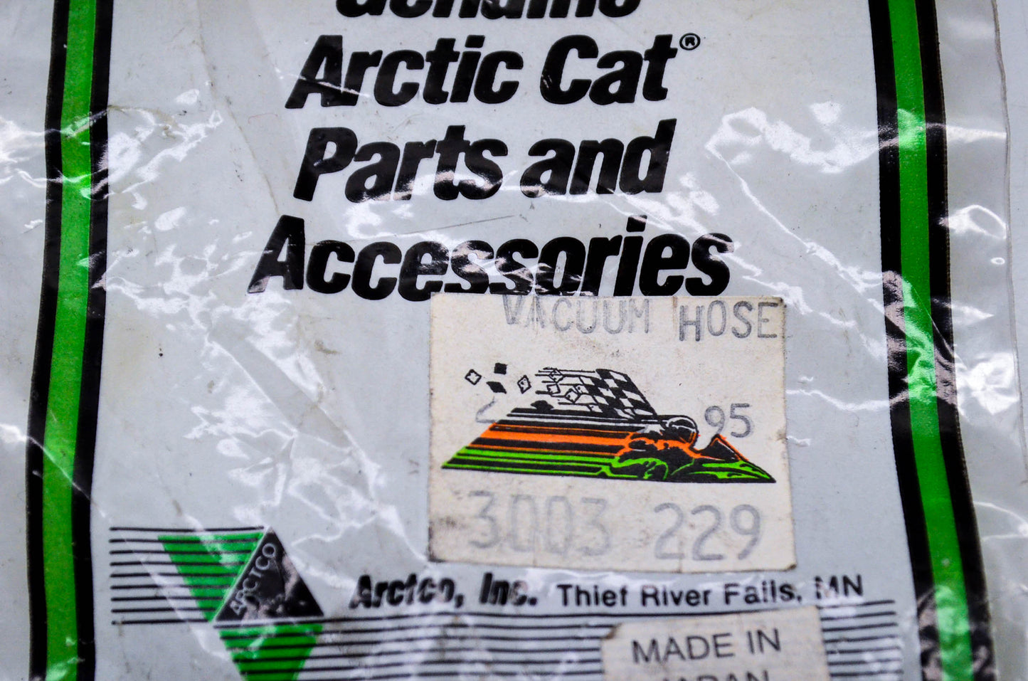 New OEM Arctic Cat 3003-229 Vacuum Hose NOS