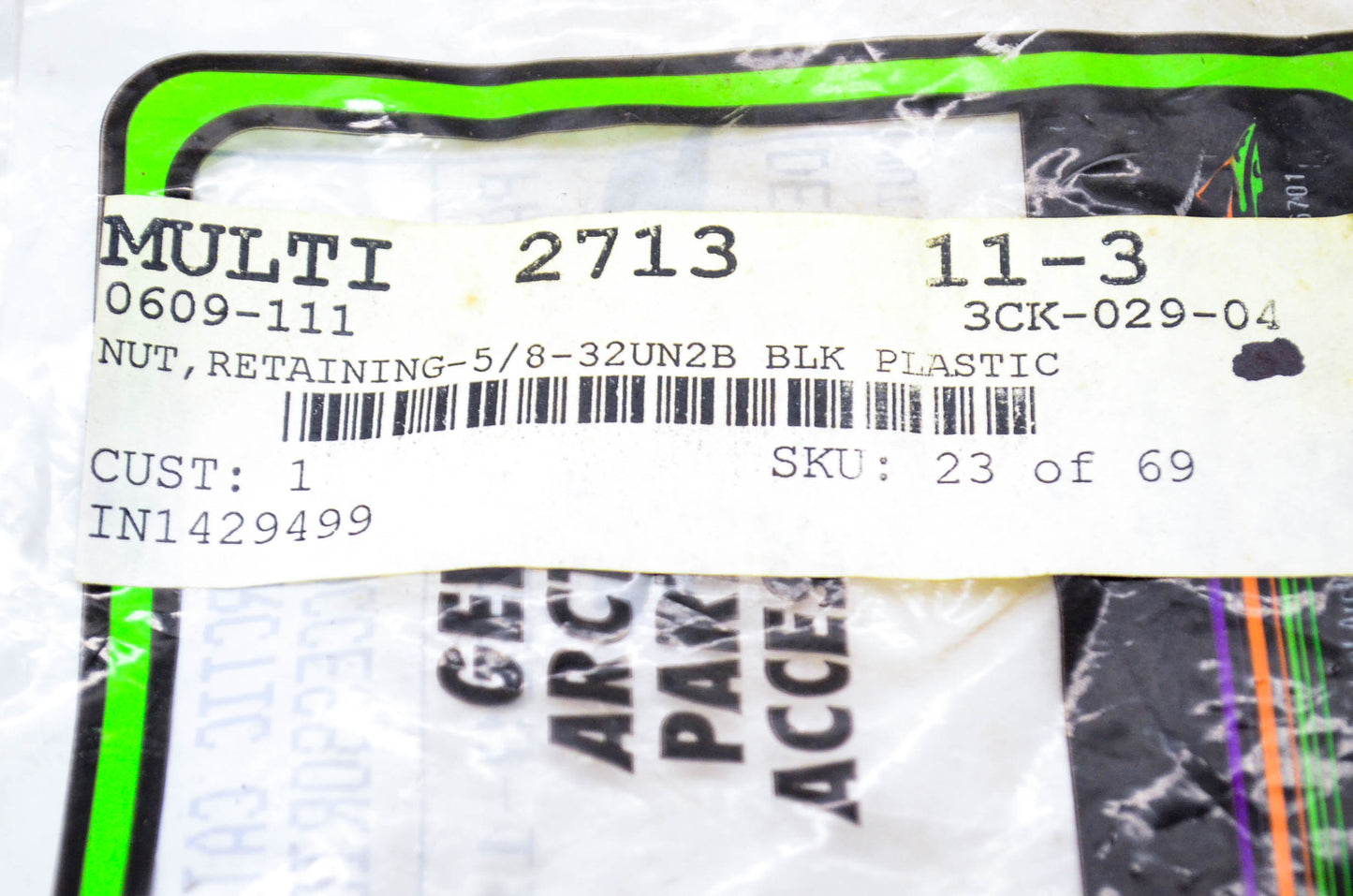 New OEM Arctic Cat 0609-111 Retaining Nut NOS