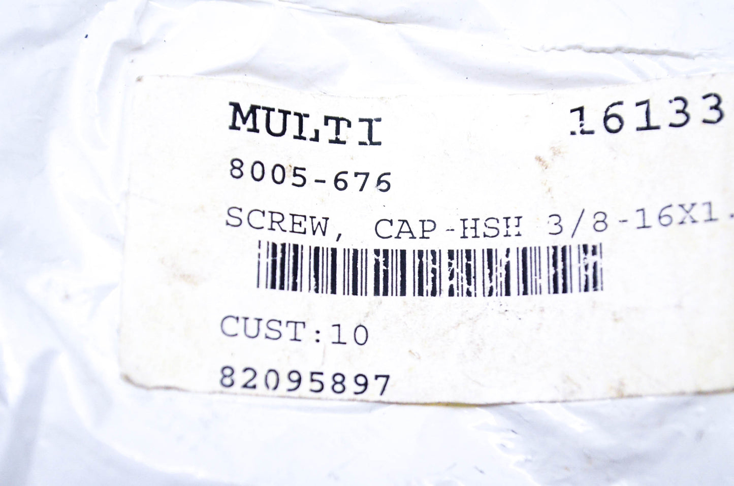 New OEM Arctic Cat 8005-676 Cap Screw 3/8-16x1.75 NOS