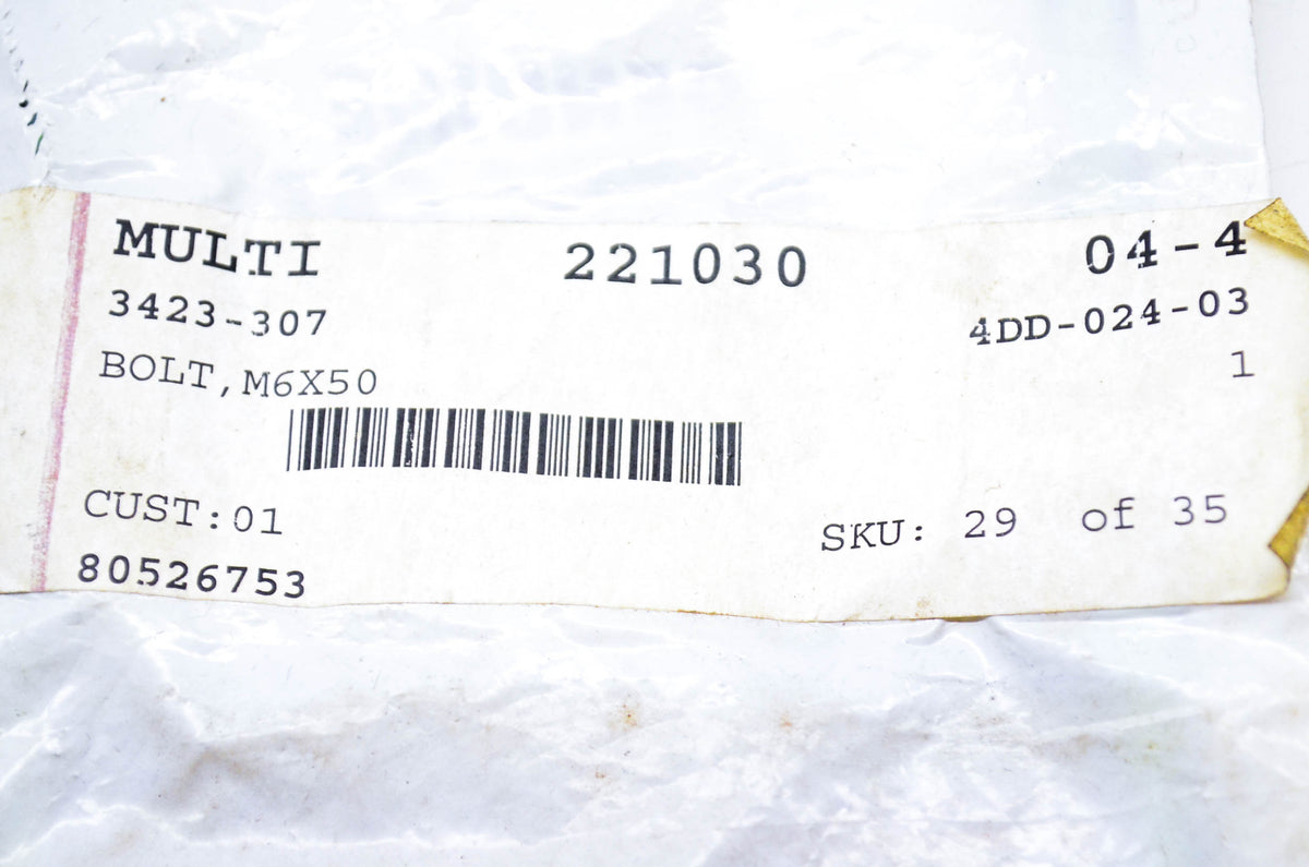 New OEM Arctic Cat 3423-307 Bolts M6x50 NOS