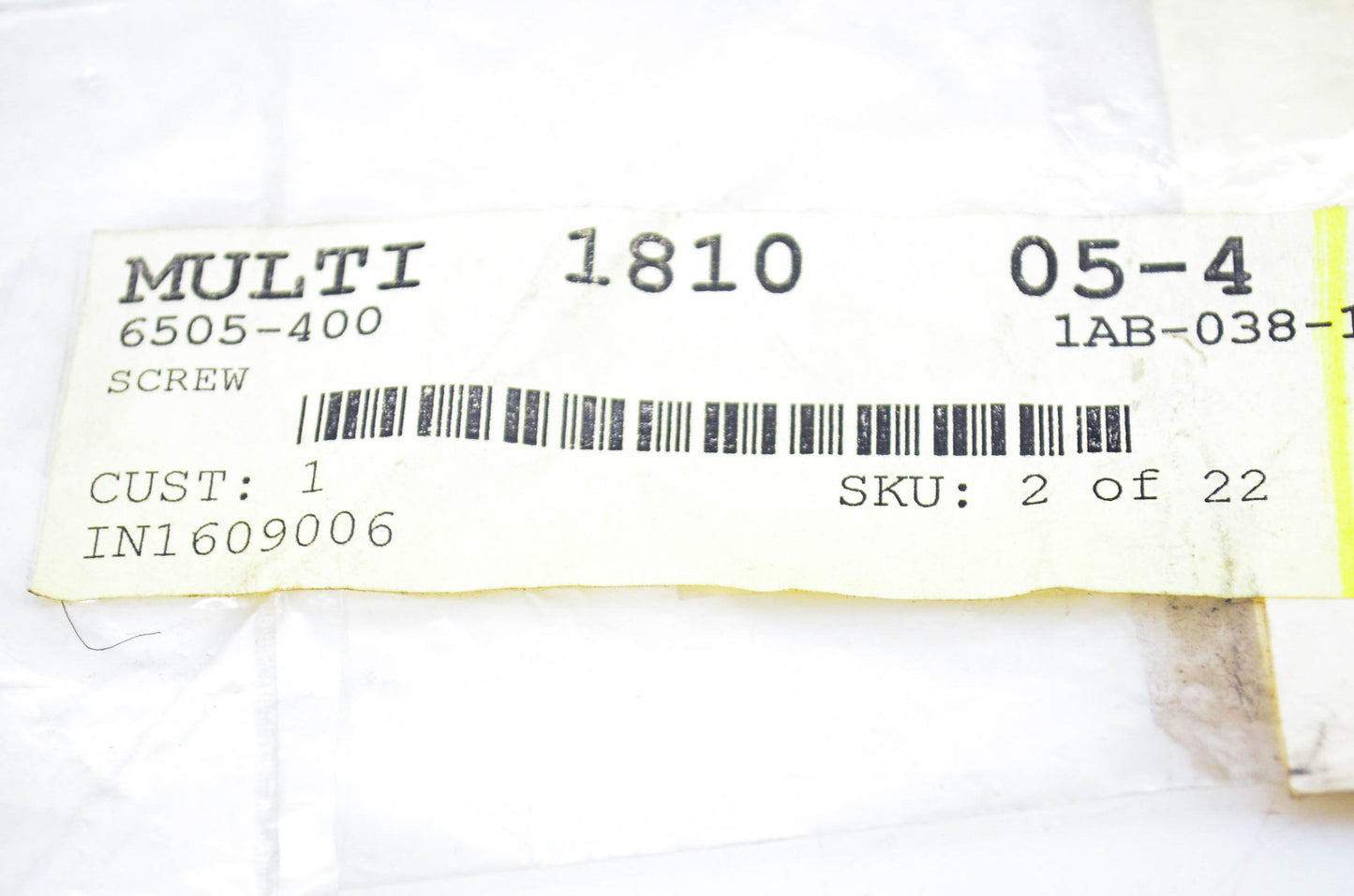 New OEM Arctic Cat 6505-400 Screw NOS