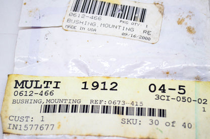 New OEM Arctic Cat 0612-466 Tigershark Mounting Bushing NOS