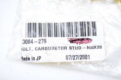 New OEM Arctic Cat 3004-279 Carburetor Stud Bolt M8x20 NOS