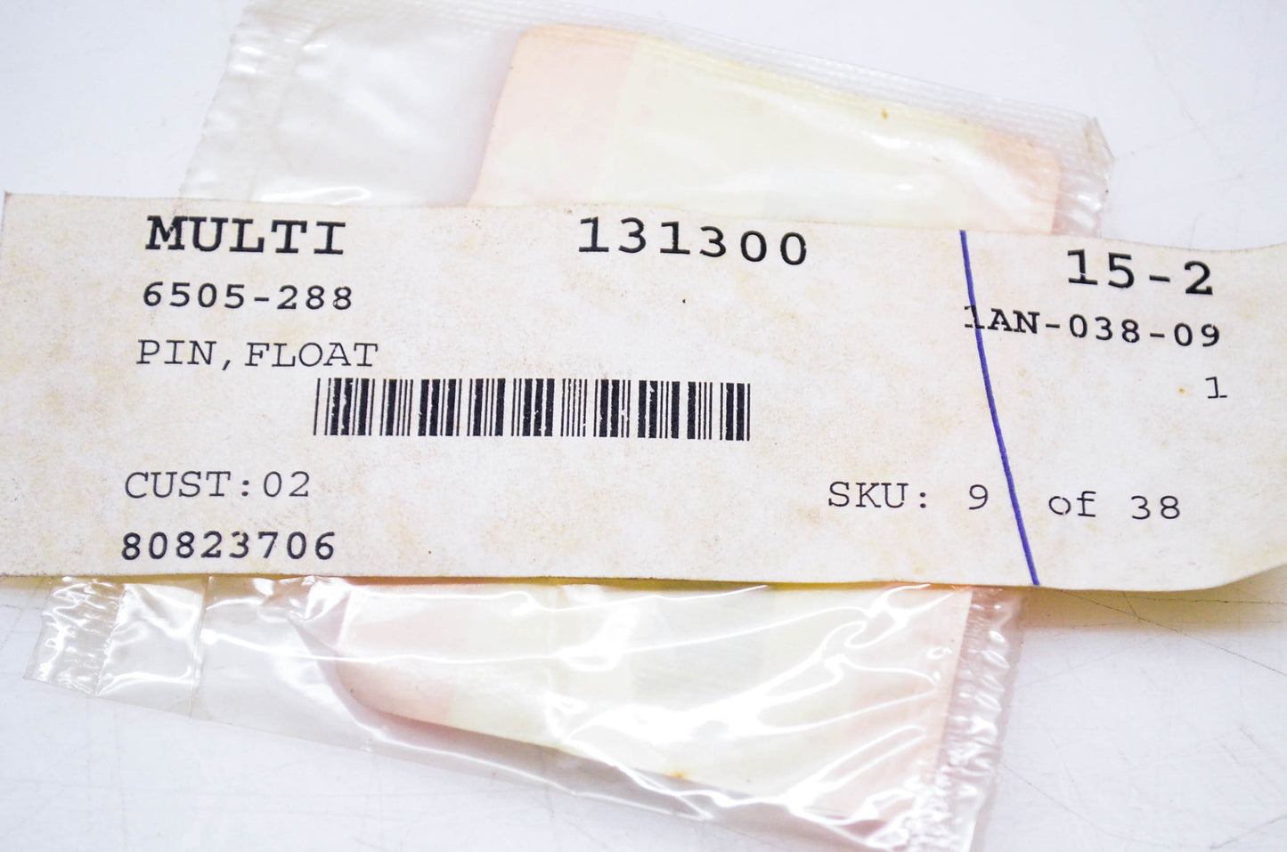 New OEM Arctic Cat 6505-288 Float Pin NOS