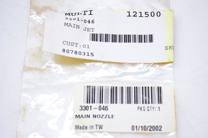New OEM Arctic Cat 3301-046 Main Jet NOS