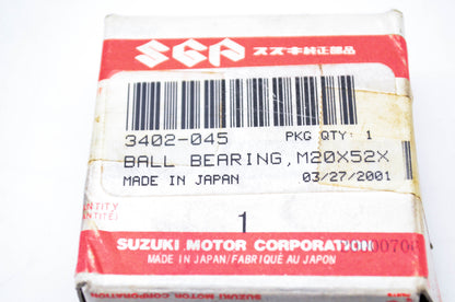 New OEM Arctic Cat 3402-045 Ball Bearing M20x52 NOS