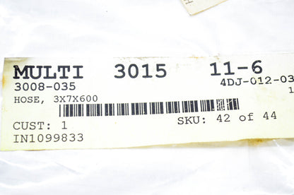 New OEM Arctic Cat 3008-035 Hose 3x7x600 NOS
